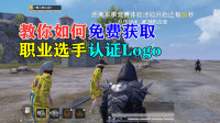 教你如何免费获取，职业选手认证Logo