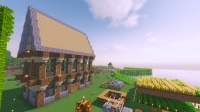 我的世界：建个落地窗小木屋 Kingvas的MC1.16极限生存【第五集】