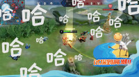 铠爹残血不回城，塔下危险边缘疯狂试探，最终被夏侯惇斩杀带走