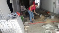 贴地砖技术培训_搅拌水泥与沙子的比例是1:6教学视频