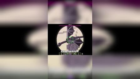 我的世界Mod：二倍镜M249压枪扫射末影龙？结局真的猜不到啊！