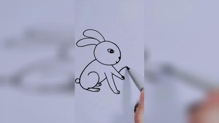 小兔子简笔画教程