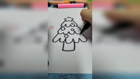 画一颗圣诞树
