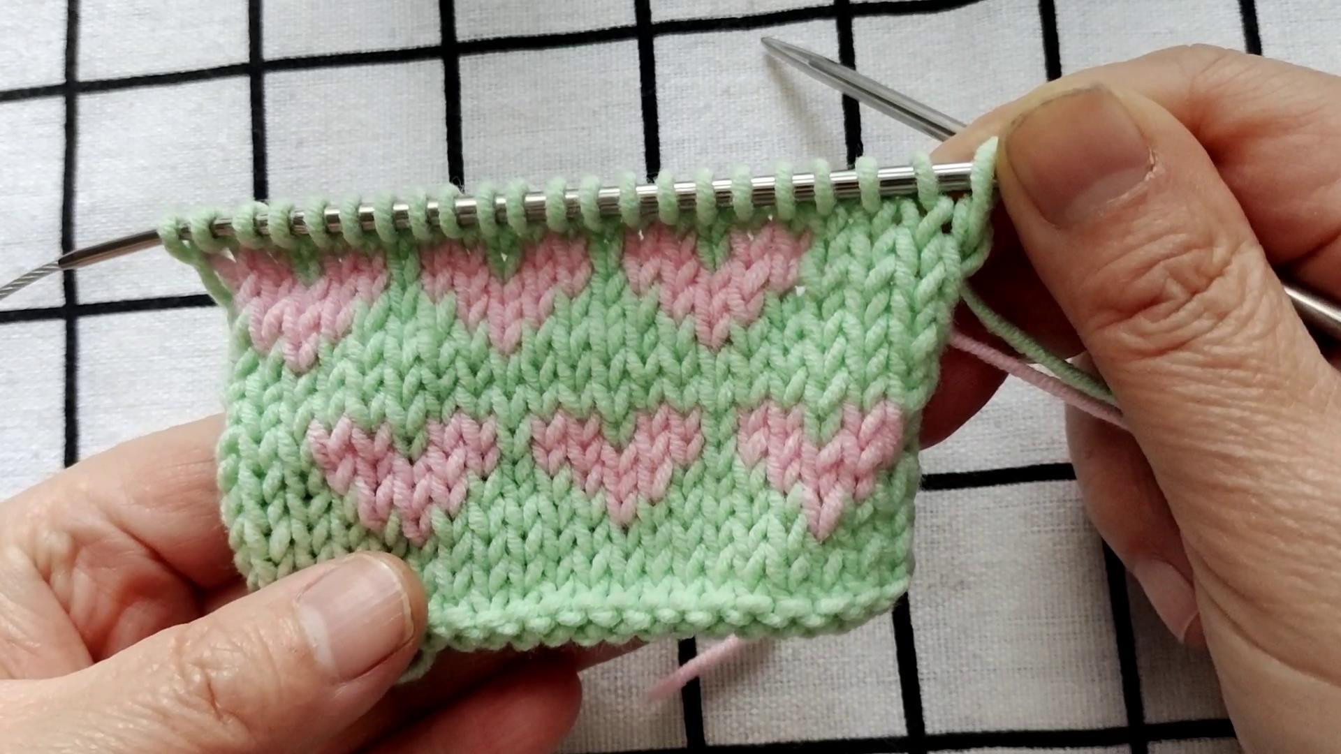 星形花的编织方法，适合编织童装毛衣和女士毛衣，新手可以学习图解和视频