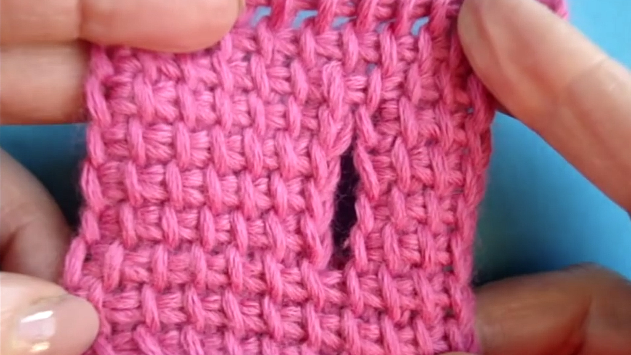 阿富汗针编织技巧，学习竖开纽洞的方法，钩衣服的时候用得到图解和视频