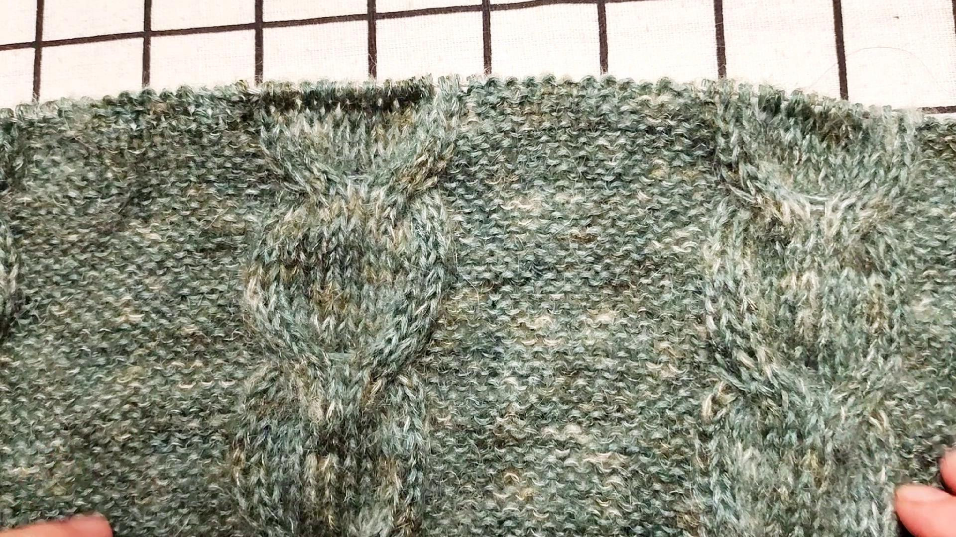 双麻花的编织方法，花样立体感强，适合编织各种款式的棒针毛衣图解和视频