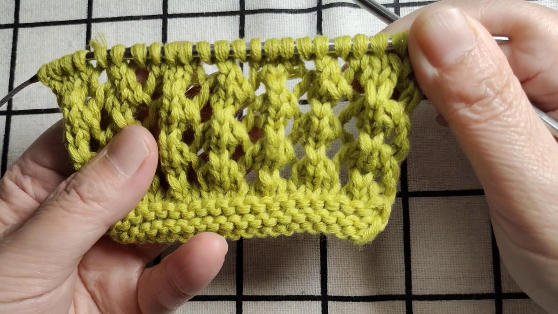 小如意镂空花编织教程，适合编织春秋季款式的棒针毛衣，新手可学编织款式